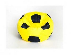 Кресло-мешок Мяч малый желто-черное в Надыме - nadym.ok-mebel.com | фото 1