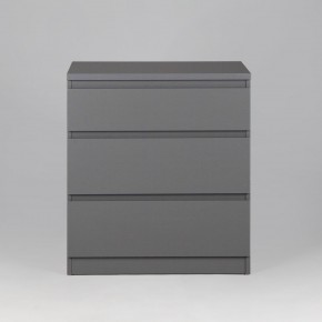 2.03.02.060.4 КАСТОР комод 3 ящика RU серый в Надыме - nadym.ok-mebel.com | фото 2
