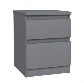 2.03.03.050.4 КАСТОР тумба 2 ящика RU серая в Надыме - nadym.ok-mebel.com | фото