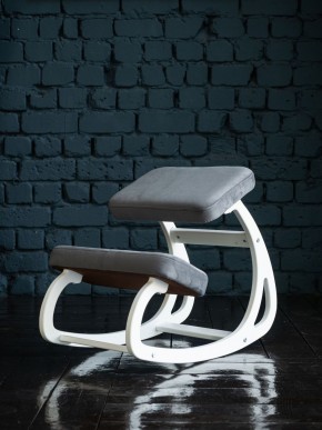Балансирующий коленный стул Конёк Горбунёк (Белый) в Надыме - nadym.ok-mebel.com | фото 2