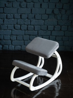 Балансирующий коленный стул Конёк Горбунёк (Белый) в Надыме - nadym.ok-mebel.com | фото 3