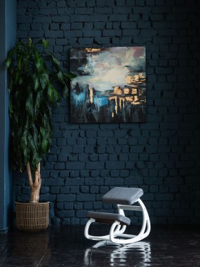 Балансирующий коленный стул Конёк Горбунёк (Белый) в Надыме - nadym.ok-mebel.com | фото 4
