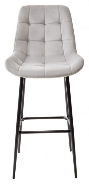 Барный стул ХОФМАН, цвет H-09 Светло-серый, велюр / черный каркас М-City в Надыме - nadym.ok-mebel.com | фото 5