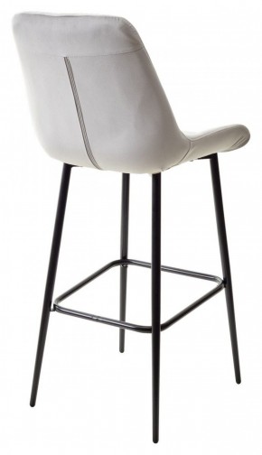 Барный стул ХОФМАН, цвет H-09 Светло-серый, велюр / черный каркас М-City в Надыме - nadym.ok-mebel.com | фото 6