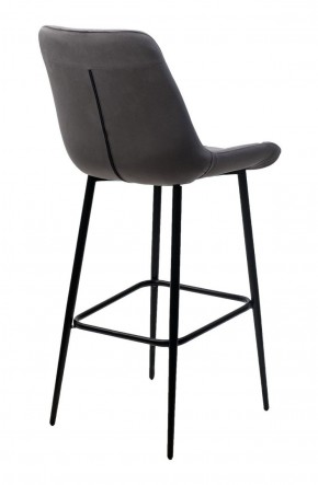Барный стул ХОФМАН, цвет H-14 Серый, велюр / черный каркас М-City в Надыме - nadym.ok-mebel.com | фото 4