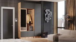 БАВАРИЯ Прихожая (дуб вотан/графит) в Надыме - nadym.ok-mebel.com | фото