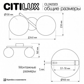 Бра Citilux Ronny CL242323 в Надыме - nadym.ok-mebel.com | фото 9