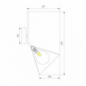 Бра Eurosvet Enigma 70161/1 черный в Надыме - nadym.ok-mebel.com | фото 6