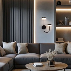 Бра Eurosvet Fungo 50388/2 LED черный в Надыме - nadym.ok-mebel.com | фото 3