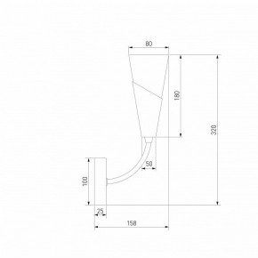 Бра Eurosvet Rhyton 60167/1 никель в Надыме - nadym.ok-mebel.com | фото 6