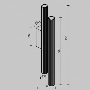 Бра Maytoni Calipso C082WL-24W2.7K-B в Надыме - nadym.ok-mebel.com | фото 5