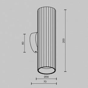 Бра Maytoni Calipso C106WL-02-GU10-B в Надыме - nadym.ok-mebel.com | фото 6