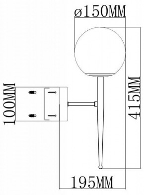 Бра Moderli Scrumbel V11562-1W в Надыме - nadym.ok-mebel.com | фото 6