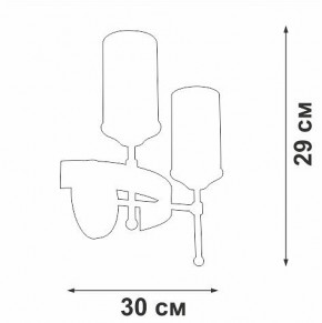 Бра Vitaluce V1813 V1813-7/2A в Надыме - nadym.ok-mebel.com | фото 2