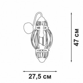 Бра Vitaluce V3061 V3061-8/1A в Надыме - nadym.ok-mebel.com | фото 2