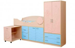 Набор мебели для детской Юниор -12.2 (700*1860) МДФ матовый в Надыме - nadym.ok-mebel.com | фото