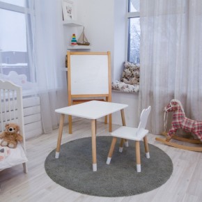 Детский комплект стол и стул «Мишка» Rolti Baby (белый/береза, массив березы/мдф) в Надыме - nadym.ok-mebel.com | фото 4