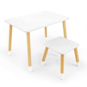 Детский комплект стол и табурет Rolti Baby (белая столешница/белое сиденье/береза ножки) в Надыме - nadym.ok-mebel.com | фото 1