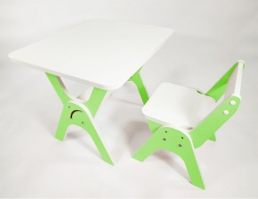 Детский растущий стол-парта и стул Я САМ "Умка" (Зеленый) в Надыме - nadym.ok-mebel.com | фото