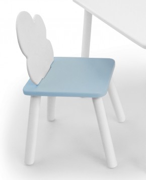 Детский стул Облачко (Белый/Голубой/Белый) в Надыме - nadym.ok-mebel.com | фото