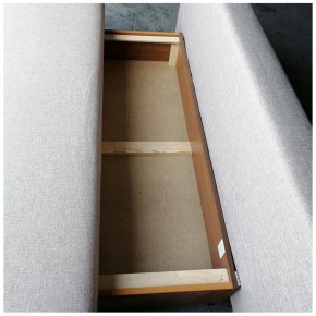 Диван-кровать Комфорт без подлокотников BALTIC AZURE (2 подушки) в Надыме - nadym.ok-mebel.com | фото 6