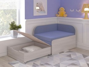 Диван Малютка раскладной (Ясень Шимо темный/Коричневый) в Надыме - nadym.ok-mebel.com | фото 3