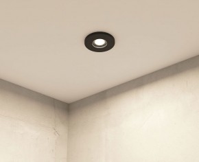 DK2036-BK Встраиваемый светильник влагозащ., IP 44, до 15 Вт, GU10, LED, черный, алюминий в Надыме - nadym.ok-mebel.com | фото 7