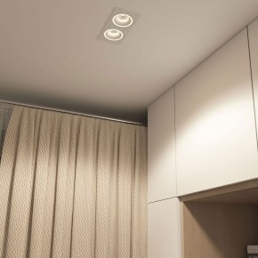 DK2062-WH Встраиваемый светильник, IP 20, до 15 Вт, GU10, LED, белый, алюминий в Надыме - nadym.ok-mebel.com | фото 4