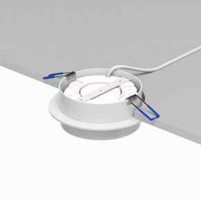 DK2090-WH Встраиваемый светильник FLAT, IP 20, до 15 Вт, GX53, LED, белый, алюминий в Надыме - nadym.ok-mebel.com | фото 3