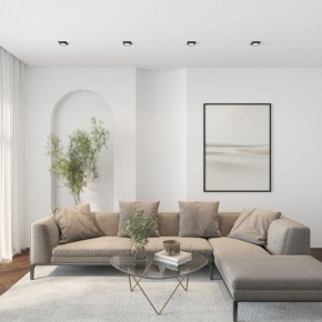 DK2091-BK Встраиваемый светильник FLAT, IP 20, до 15 Вт, GX53, LED, черный, алюминий в Надыме - nadym.ok-mebel.com | фото 5