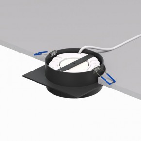 DK2091-BK Встраиваемый светильник FLAT, IP 20, до 15 Вт, GX53, LED, черный, алюминий в Надыме - nadym.ok-mebel.com | фото 4
