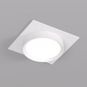 DK2091-WH Встраиваемый светильник FLAT, IP 20, до 15 Вт, GX53, LED, белый, алюминий в Надыме - nadym.ok-mebel.com | фото