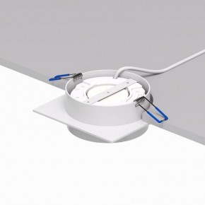 DK2091-WH Встраиваемый светильник FLAT, IP 20, до 15 Вт, GX53, LED, белый, алюминий в Надыме - nadym.ok-mebel.com | фото 4
