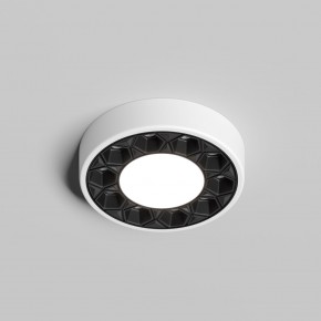 DK2440-WB Встраиваемый светильник DUAL 5+5 Вт, LED 4000K, IP 20, d90mm, белый/черный, алюминий/акрил в Надыме - nadym.ok-mebel.com | фото 2