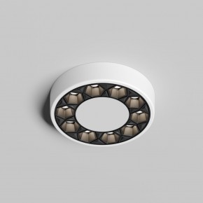 DK2440-WB Встраиваемый светильник DUAL 5+5 Вт, LED 4000K, IP 20, d90mm, белый/черный, алюминий/акрил в Надыме - nadym.ok-mebel.com | фото 3