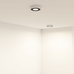 DK2440-WB Встраиваемый светильник DUAL 5+5 Вт, LED 4000K, IP 20, d90mm, белый/черный, алюминий/акрил в Надыме - nadym.ok-mebel.com | фото 6