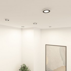 DK2441-WB Встраиваемый светильник DUAL 9+9 Вт, LED 4000K, IP 20, d120mm, белый/черный, алюминий/акрил в Надыме - nadym.ok-mebel.com | фото 6