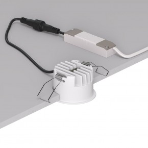 DK2510-WB Встраиваемый светильник SPACE со светодиодом d65 220V 8W 38° 4000К IP20 белый/черный алюминий в Надыме - nadym.ok-mebel.com | фото 3