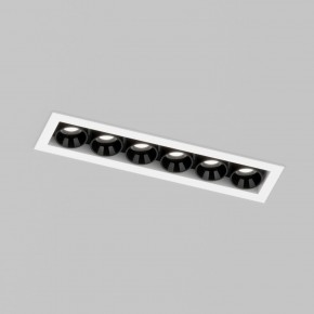 DK2514-WB Встраиваемый светильник SPACE со светодиодом L126mm 220V 10W 38° 4000К IP20 белый/черный алюминий в Надыме - nadym.ok-mebel.com | фото