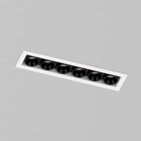 DK2514-WB Встраиваемый светильник SPACE со светодиодом L126mm 220V 10W 38° 4000К IP20 белый/черный алюминий в Надыме - nadym.ok-mebel.com | фото 2
