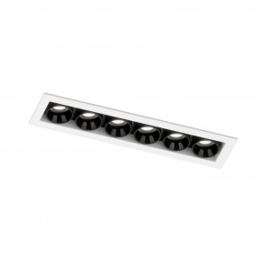 DK2514-WB Встраиваемый светильник SPACE со светодиодом L126mm 220V 10W 38° 4000К IP20 белый/черный алюминий в Надыме - nadym.ok-mebel.com | фото 5