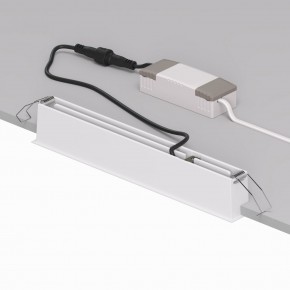 DK2515-WB Встраиваемый светильник SPACE со светодиодом L240mm 220V 20W 38° 4000К IP20 белый/черный алюминий в Надыме - nadym.ok-mebel.com | фото 3
