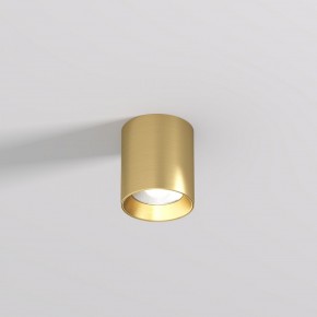 DK2610-SB Накладной светильник SHINE TUBE со светодиодом, D70*H80, IP20, 3000К, 10W, RA?90, сатинированная латунь, алюминий в Надыме - nadym.ok-mebel.com | фото