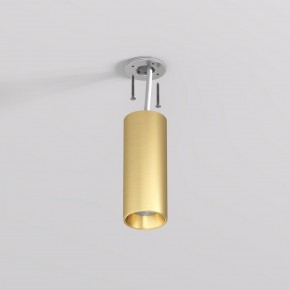 DK2615-SB Накладной светильник SHINE TUBE со светодиодом, D45*H115, IP20, 3000К, 7W, RA?90, сатинированная латунь, алюминий в Надыме - nadym.ok-mebel.com | фото 3