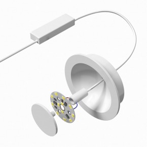 DK2700-WH Встраиваемый светильник, IP 20, 7 Вт, LED 3000, белый, алюминий в Надыме - nadym.ok-mebel.com | фото 4