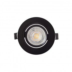DK3020-BK Встраиваемый светильник, IP 20, 10 Вт, GU5.3, LED, черный, пластик в Надыме - nadym.ok-mebel.com | фото 3