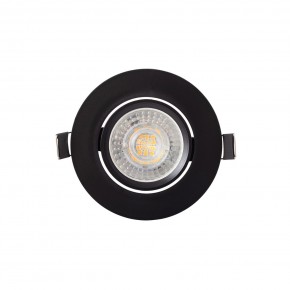 DK3020-BK Встраиваемый светильник, IP 20, 10 Вт, GU5.3, LED, черный, пластик в Надыме - nadym.ok-mebel.com | фото