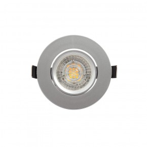 DK3020-CM Встраиваемый светильник, IP 20, 10 Вт, GU5.3, LED, серый, пластик в Надыме - nadym.ok-mebel.com | фото