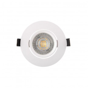 DK3020-WH Встраиваемый светильник, IP 20, 10 Вт, GU5.3, LED, белый, пластик в Надыме - nadym.ok-mebel.com | фото