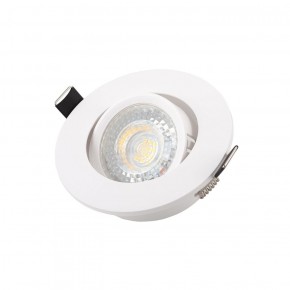 DK3020-WH Встраиваемый светильник, IP 20, 10 Вт, GU5.3, LED, белый, пластик в Надыме - nadym.ok-mebel.com | фото 3